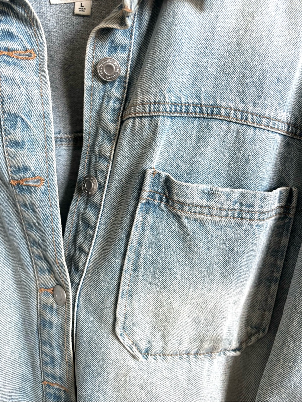 Blue Denim Utility Jacket - Picture 5 of 11